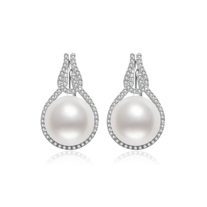 Elegant Edison Pearl Earrings WE00514 - PEARLY LUSTRE