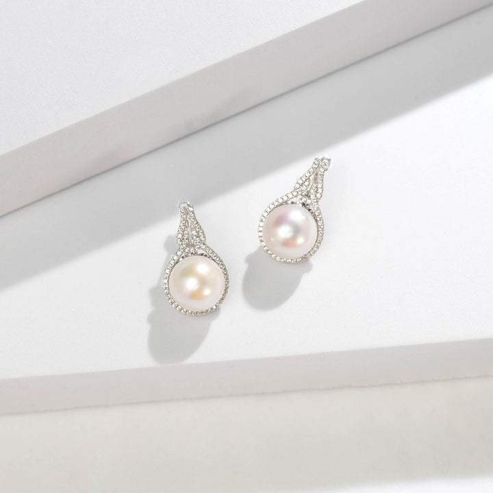 Elegant Edison Pearl Earrings WE00514 - PEARLY LUSTRE