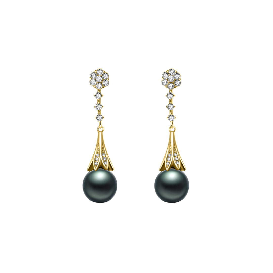 Elegant Pearl Earrings WE00515 - PEARLY LUSTRE