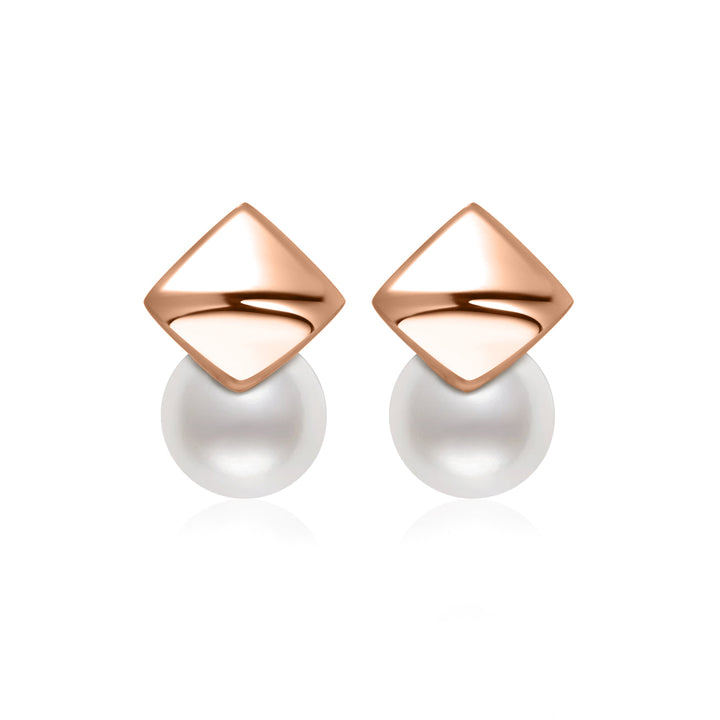 New Yorker Freshwater Pearl Earrings WE00517 - PEARLY LUSTRE