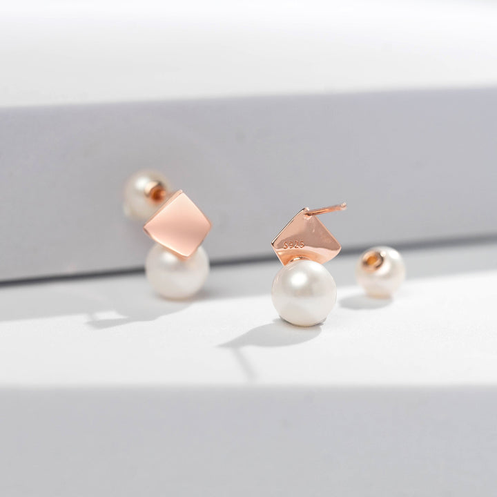 New Yorker Freshwater Pearl Earrings WE00517 - PEARLY LUSTRE