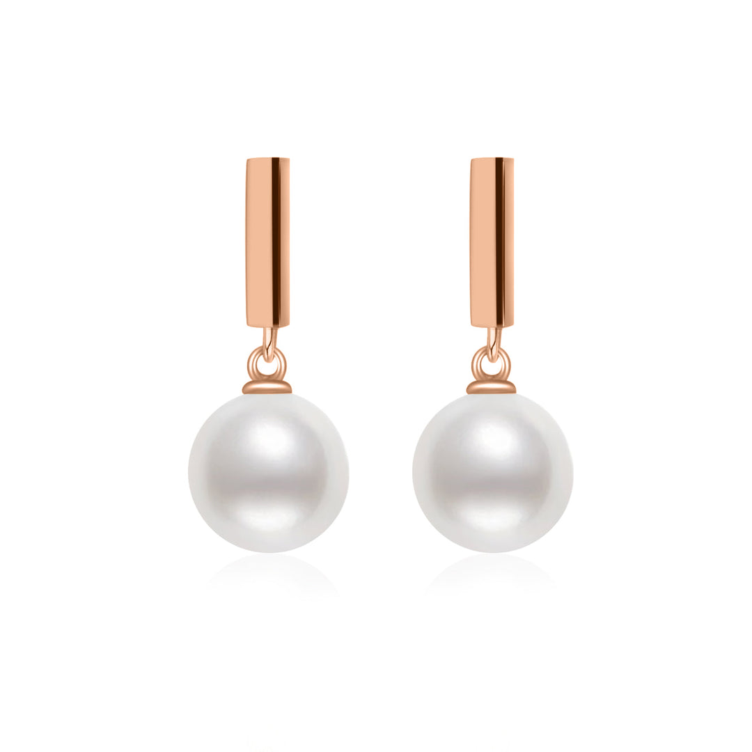 New Yorker Freshwater Pearl Earrings WE00521 - PEARLY LUSTRE