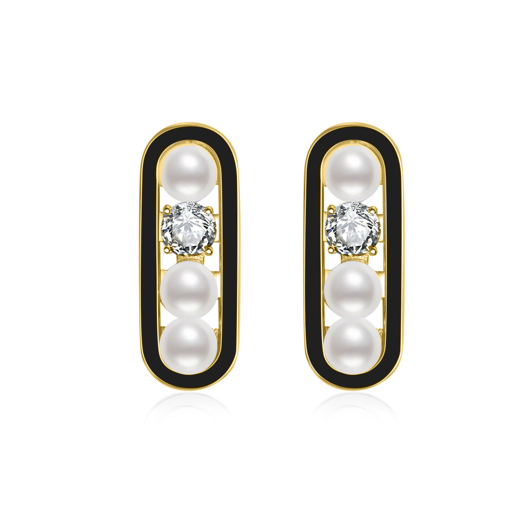 Top Grade Freshwater Pearl Earrings WE00534 | DECO - PEARLY LUSTRE