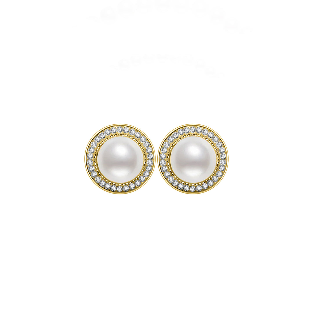 Elegant Freshwater Pearl Earrings WE00545 - PEARLY LUSTRE