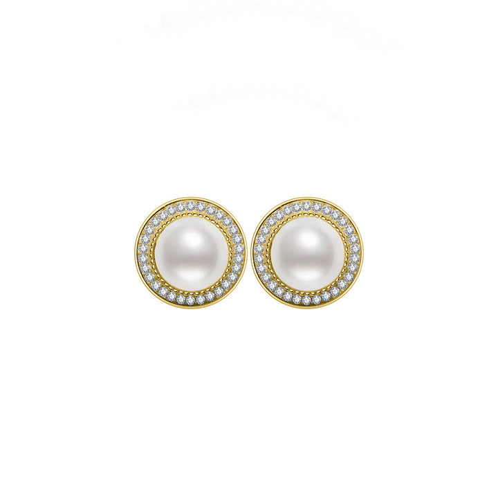 Elegant Freshwater Pearl Earrings WE00545 - PEARLY LUSTRE