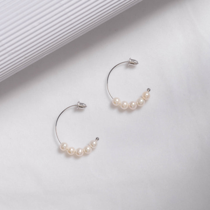 New Yorker Freshwater Pearl Earrings WE00547 - PEARLY LUSTRE