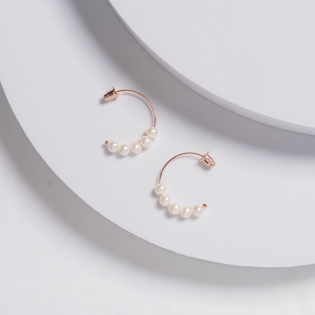 New Yorker Freshwater Pearl Earrings WE00548 - PEARLY LUSTRE