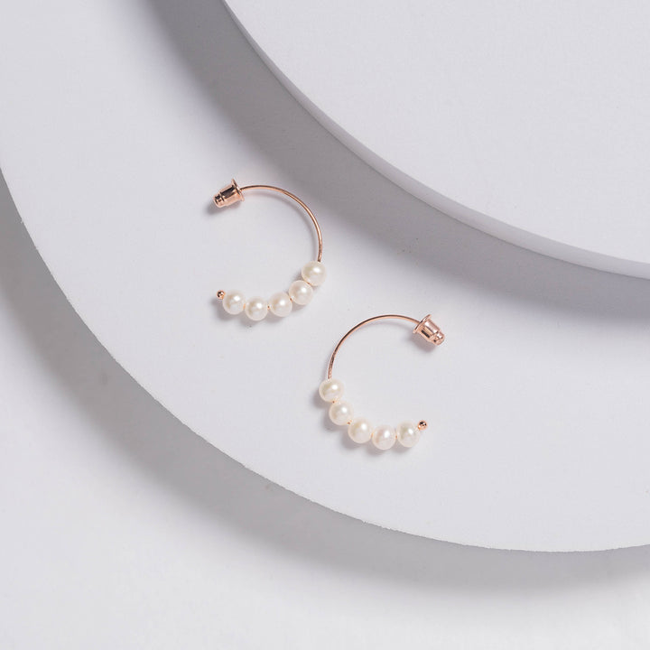 New Yorker Freshwater Pearl Earrings WE00548 - PEARLY LUSTRE