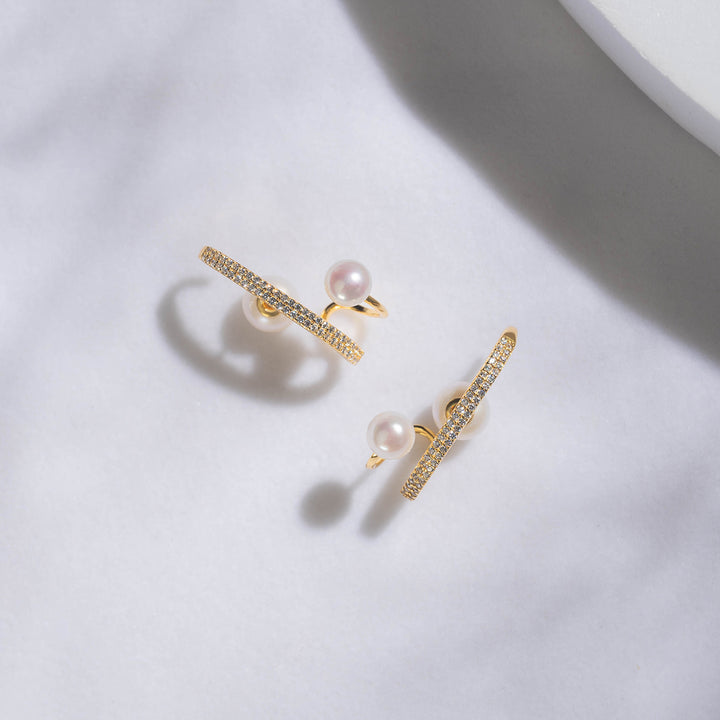 New Yorker Freshwater Pearl Earring WE00555 - PEARLY LUSTRE