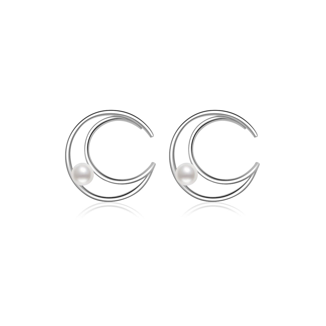 New Yorker Freshwater Pearl Earring Cuff WE00570 - PEARLY LUSTRE
