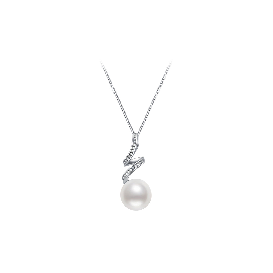 Elegant Freshwater Pearl Necklace WN00069 | S Collection - PEARLY LUSTRE