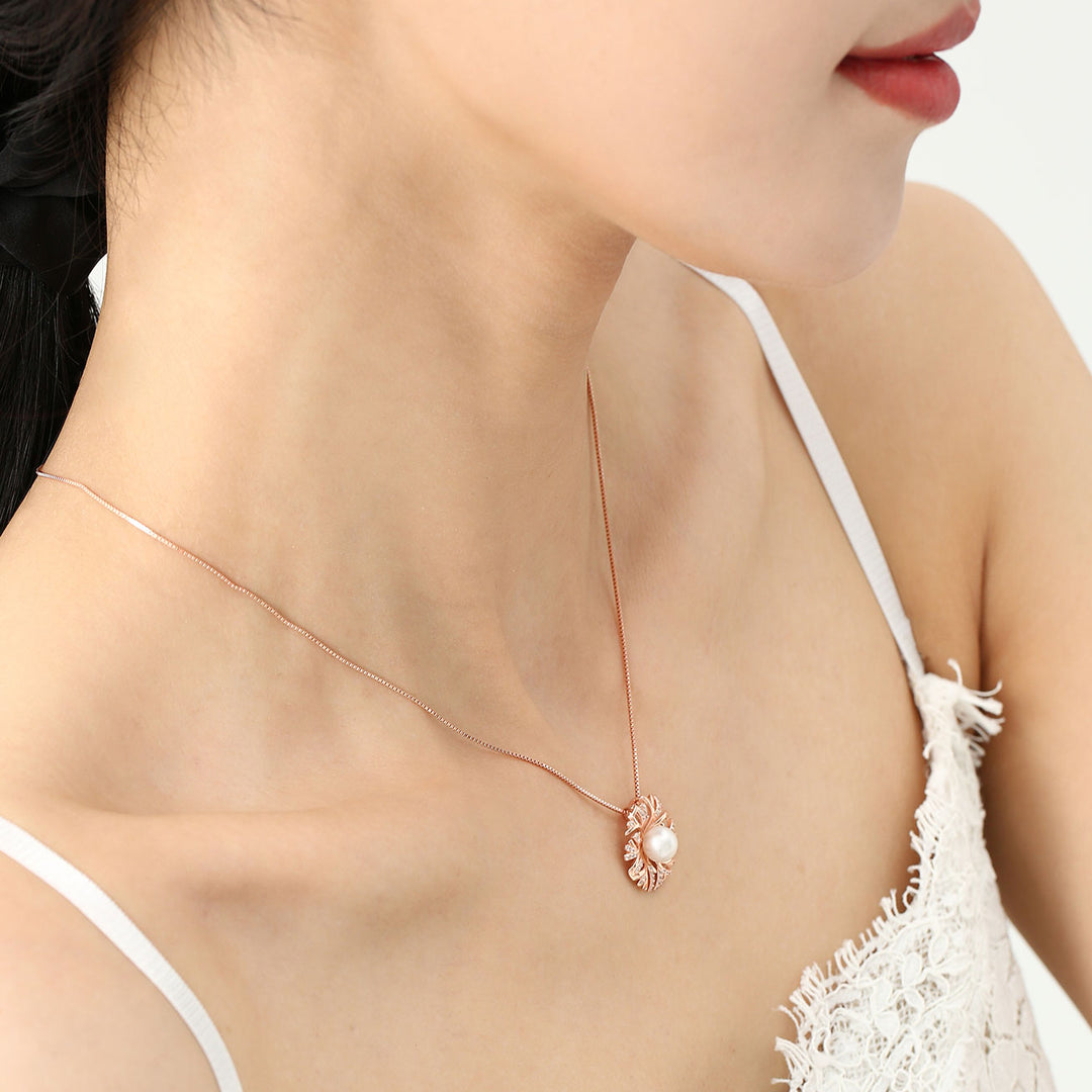 Elegant Freshwater Pearl Necklace WN00193 | GARDENS - PEARLY LUSTRE