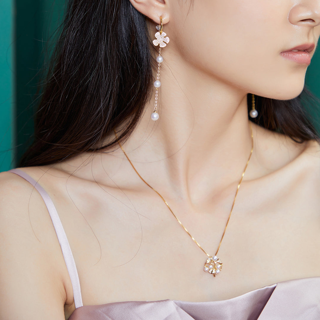 Elegant Freshwater Pearl Multi Style Earrings WE00277 | GARDENS - PEARLY LUSTRE