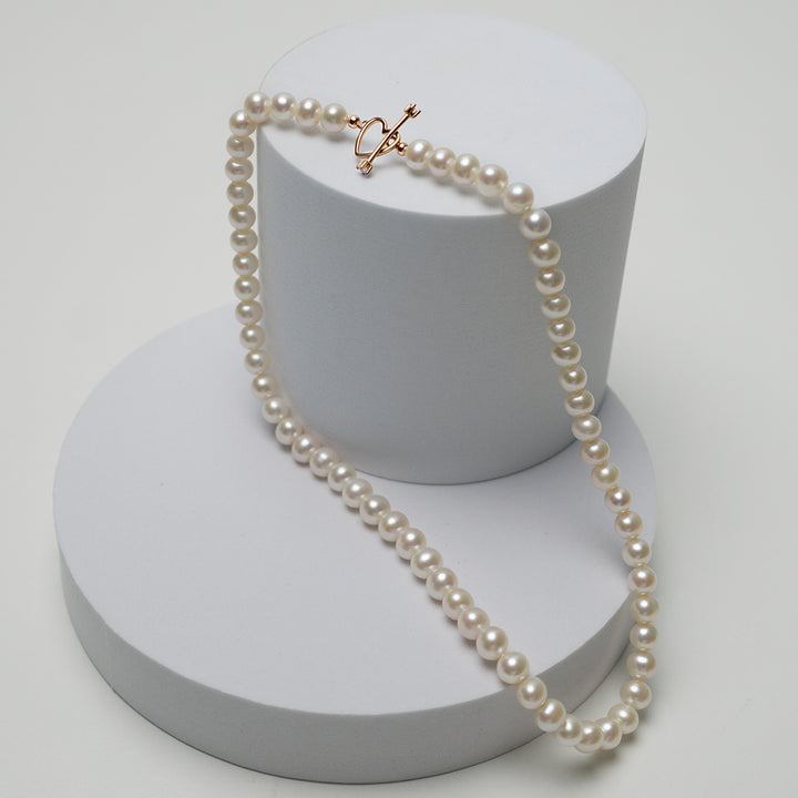 Elegant Freshwater Pearl Necklace WN00236 - PEARLY LUSTRE
