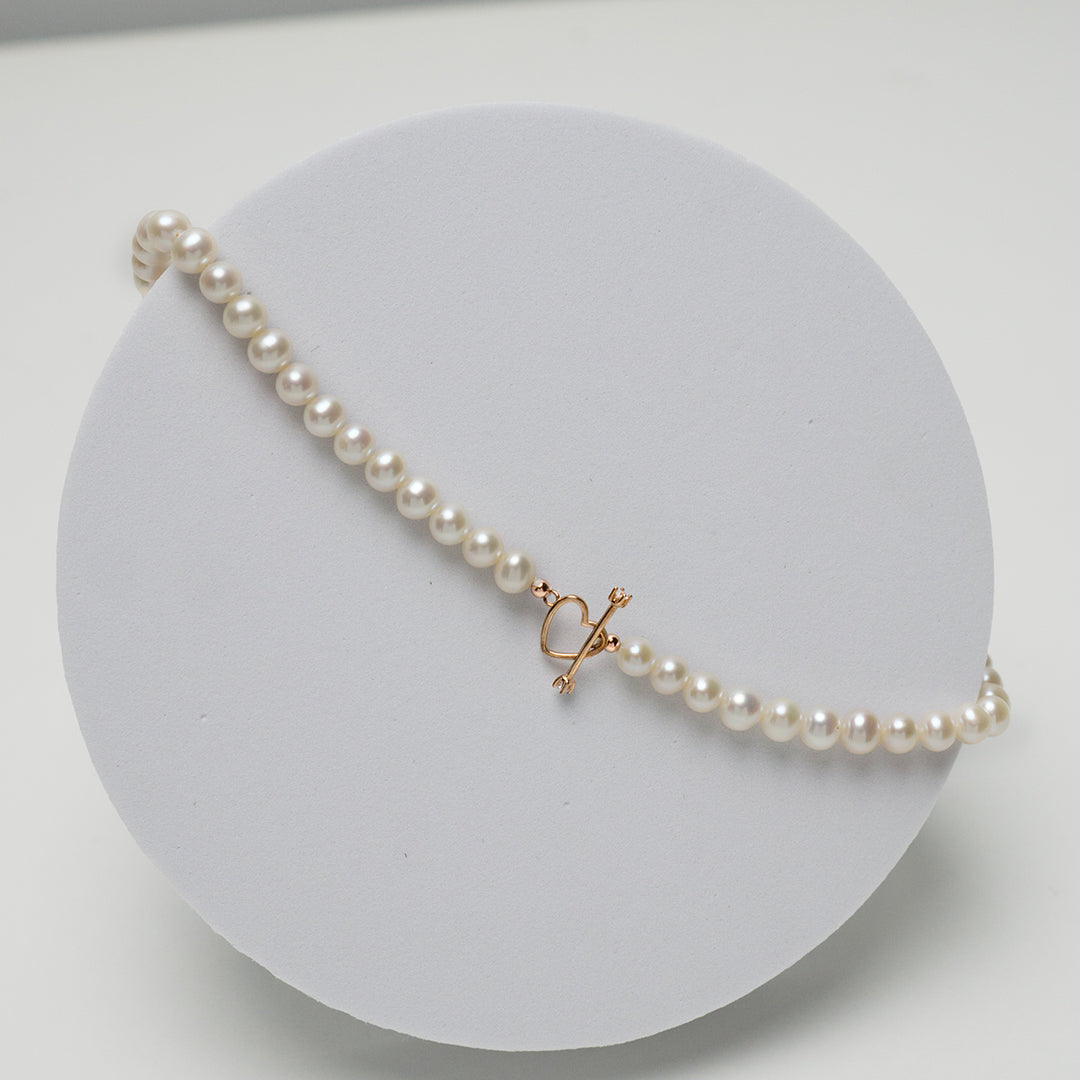 Elegant Freshwater Pearl Necklace WN00236 - PEARLY LUSTRE
