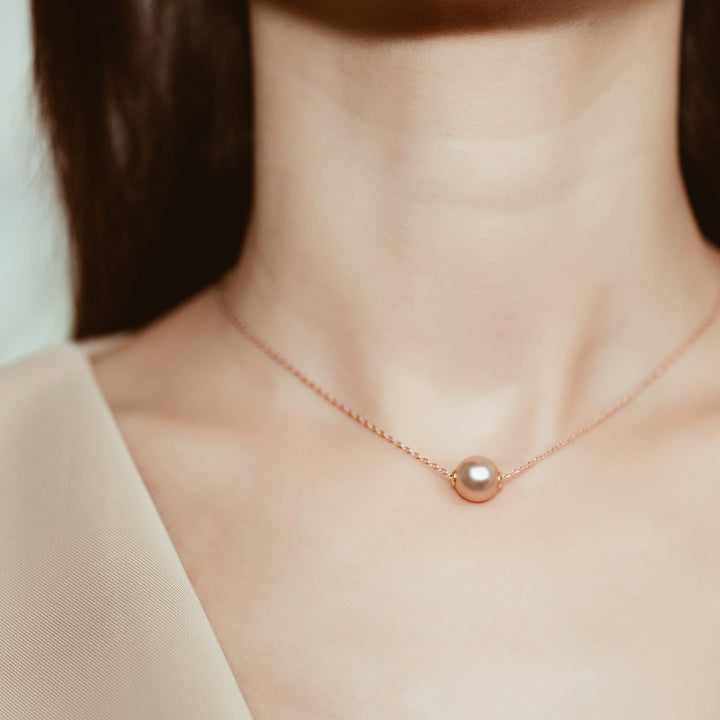 Sterling Silver Interchangeable Necklace WN00387 | Possibilities - PEARLY LUSTRE