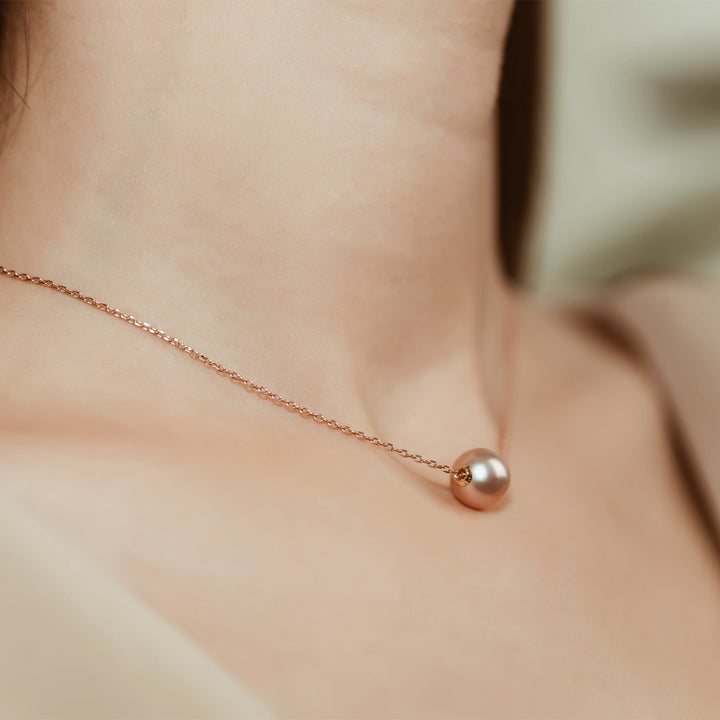 Sterling Silver Interchangeable Necklace WN00387 | Possibilities - PEARLY LUSTRE