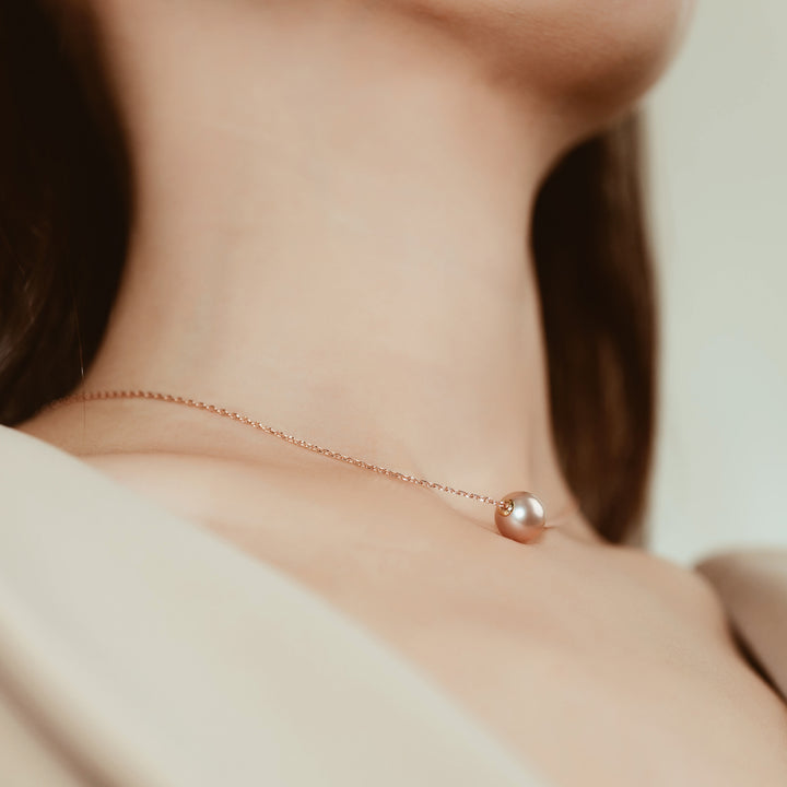 Sterling Silver Interchangeable Necklace WN00387 | Possibilities - PEARLY LUSTRE