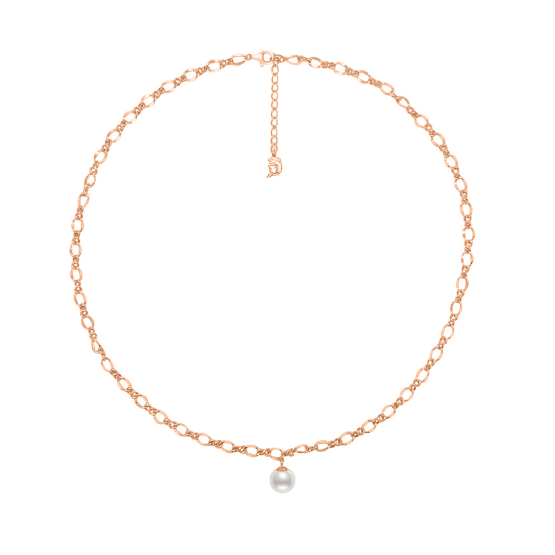 New Yorker Freshwater Pearl Necklace WN00377 - PEARLY LUSTRE