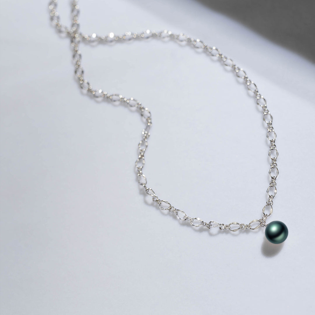 New Yorker Tahitian Saltwater Pearl Necklace WN00383 - PEARLY LUSTRE