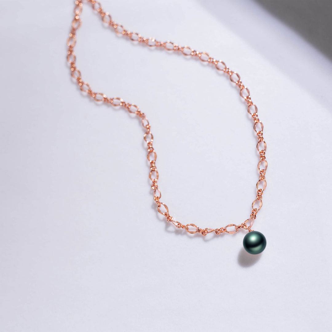 New Yorker Tahitian Saltwater Pearl Necklace WN00384 - PEARLY LUSTRE