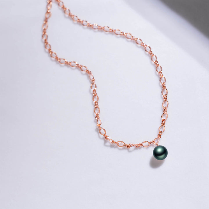 New Yorker Tahitian Saltwater Pearl Necklace WN00384 - PEARLY LUSTRE