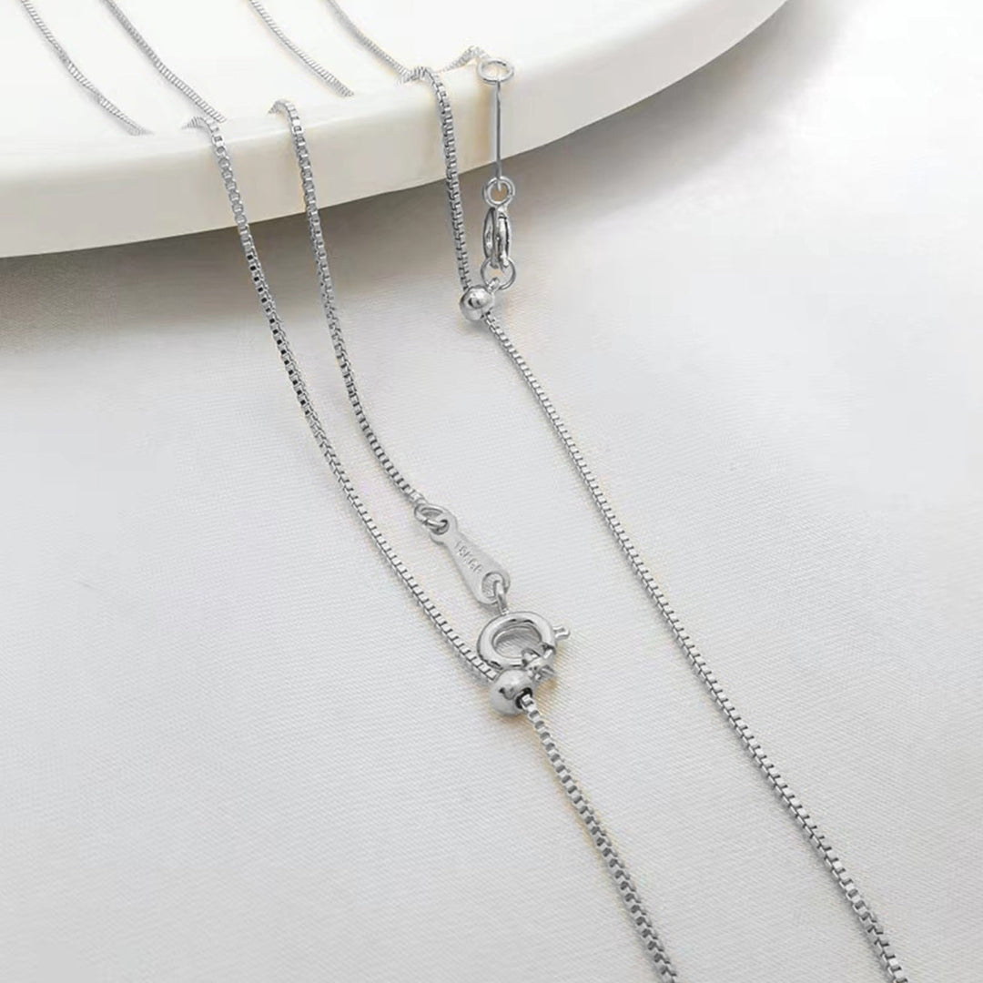18K Solid Gold Interchangeable Pearl Necklace KN00050 | Possibilities - PEARLY LUSTRE