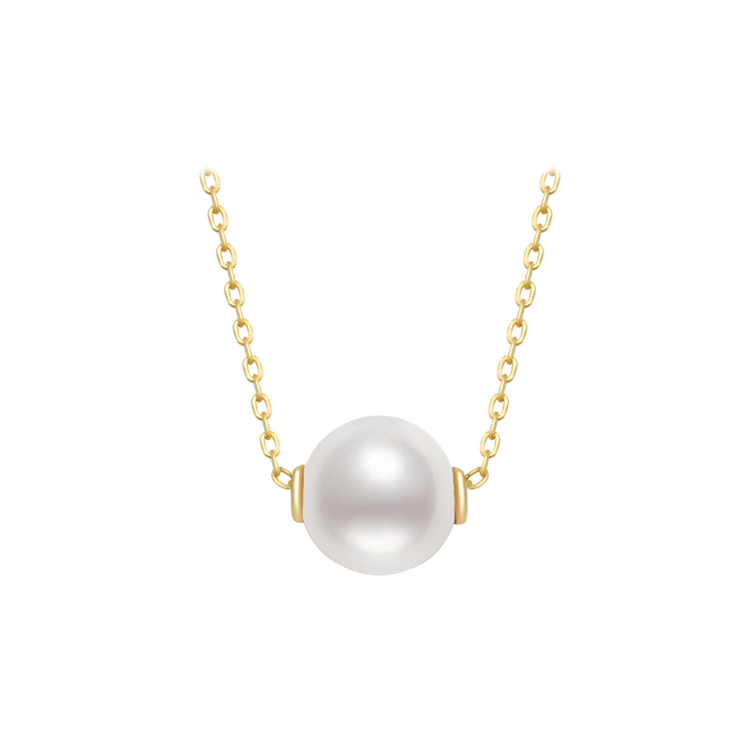 Sterling Silver Interchangeable Necklace WN00386 | Possibilities - PEARLY LUSTRE