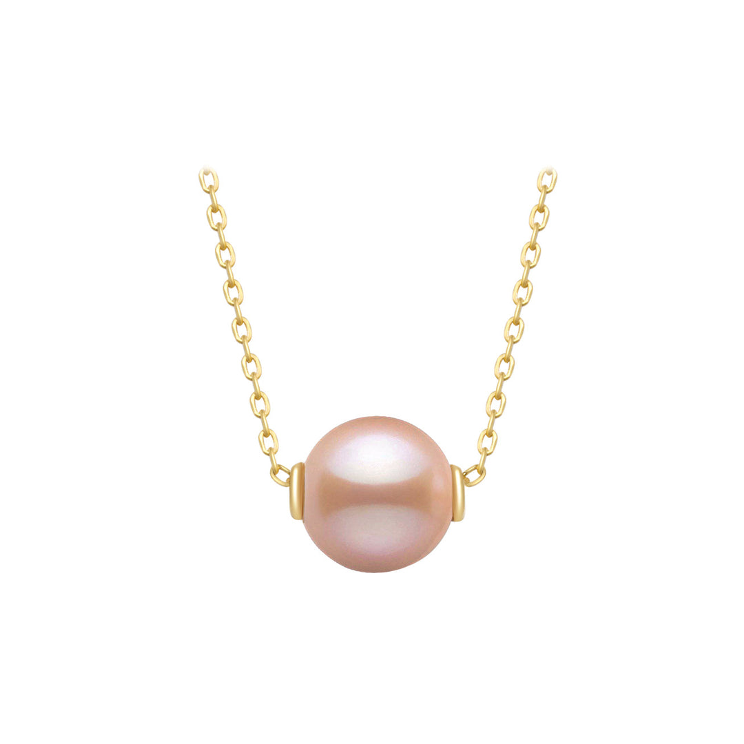 18K Solid Gold Interchangeable Pearl Necklace KN00044 | Possibilities - PEARLY LUSTRE