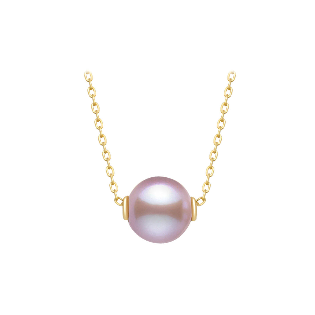 18K Solid Gold Interchangeable Pearl Necklace KN00044 | Possibilities - PEARLY LUSTRE
