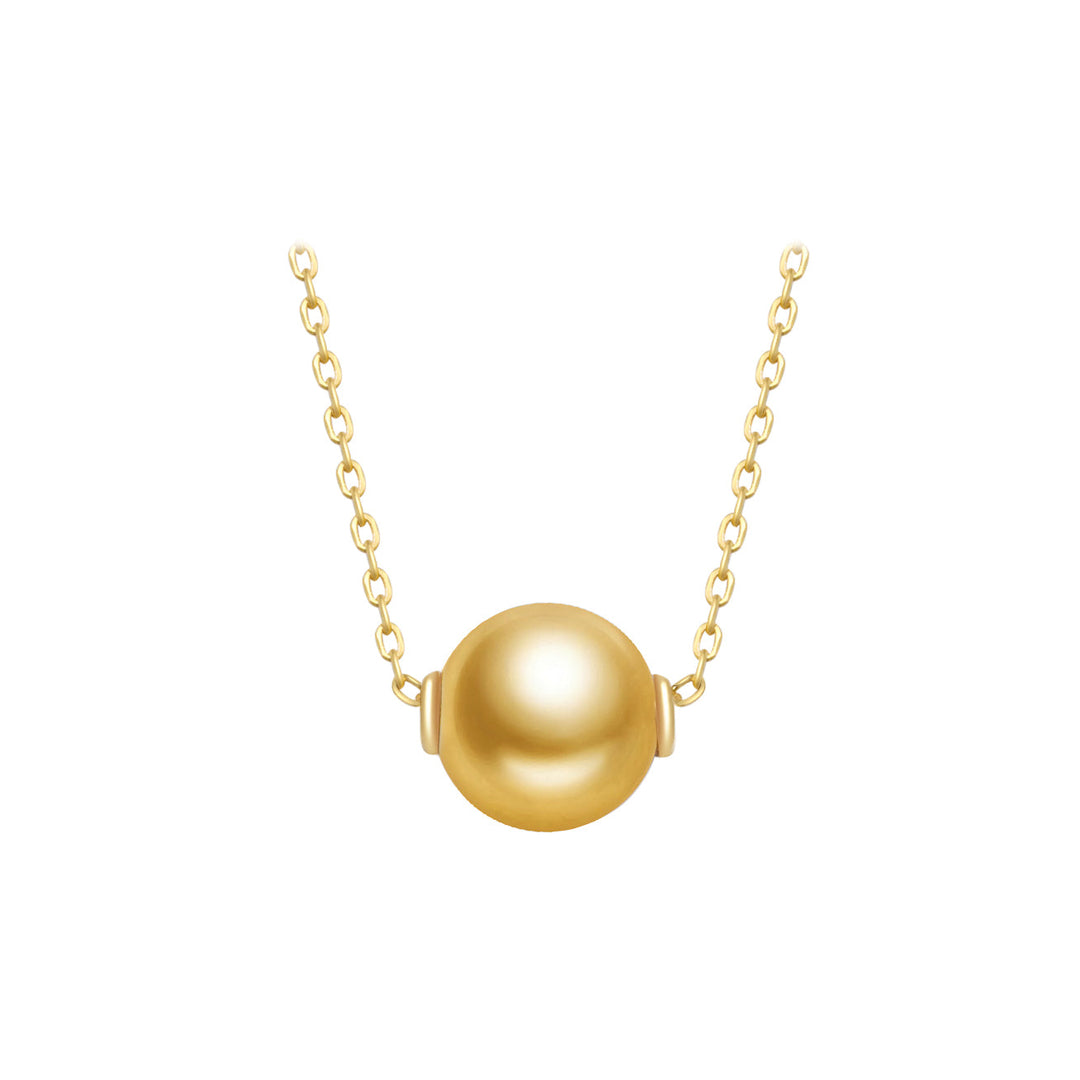 18K Solid Gold Interchangeable Pearl Necklace KN00044 | Possibilities - PEARLY LUSTRE