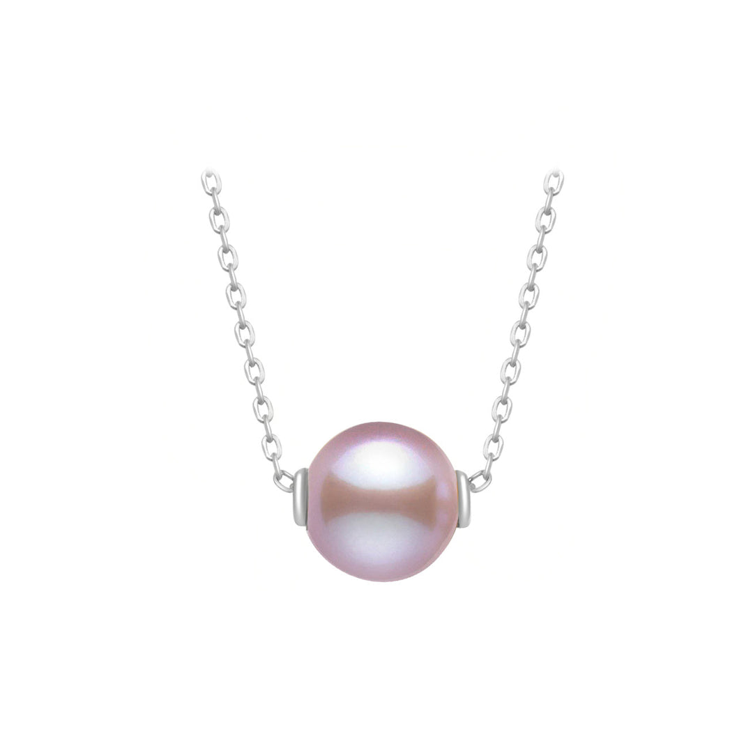 18K Solid Gold Interchangeable Pearl Necklace KN00050 | Possibilities - PEARLY LUSTRE