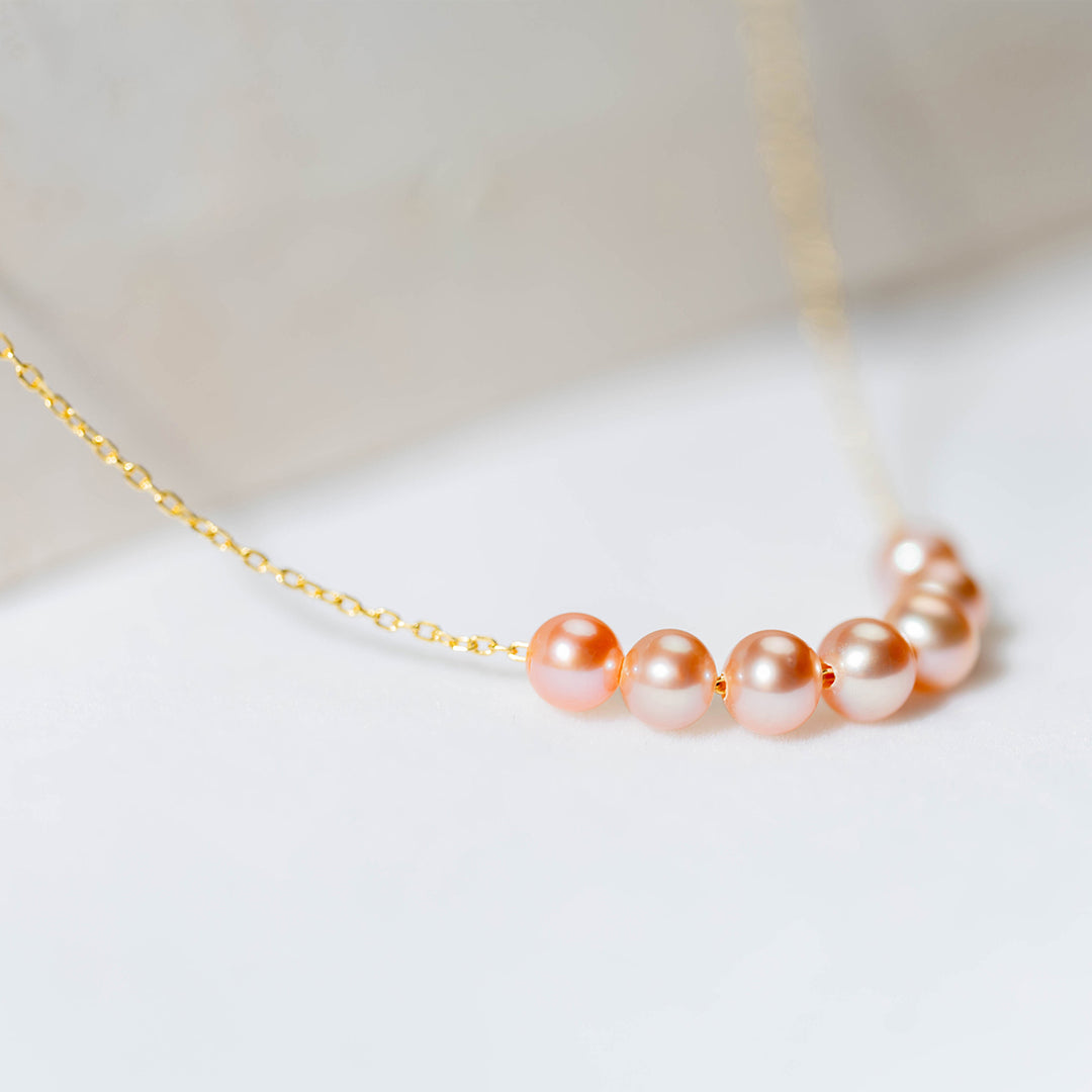 New Yorker Freshwater Pearl Necklace WN00410 - PEARLY LUSTRE
