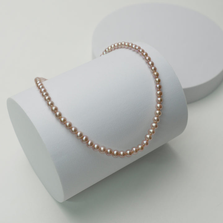 Top Grade Purple Freshwater Pearl Necklace WN00436 - PEARLY LUSTRE