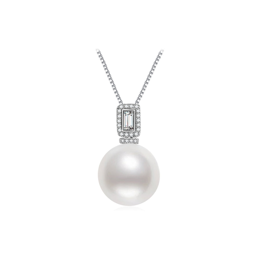 18K Solid Gold Edison Pearl Necklace KN00071 - PEARLY LUSTRE