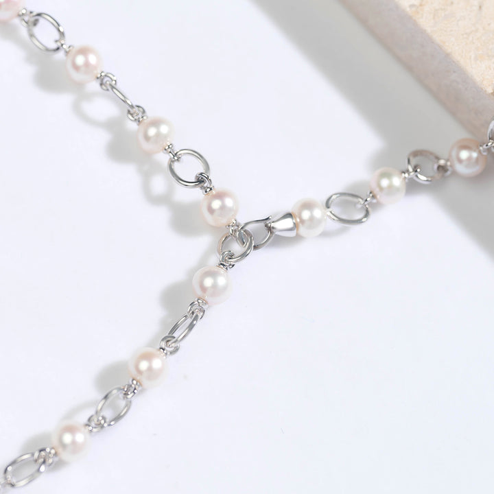 Grand Prix Season Singapore Formula One Freshwater Pearl Necklace WN00450 | New Yorker - PEARLY LUSTRE