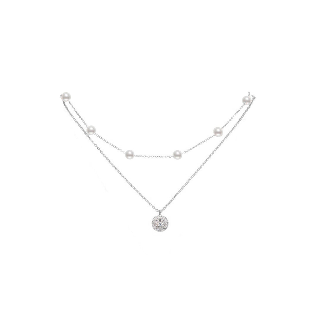 New Yorker Freshwater Pearl Necklace WN00456 - PEARLY LUSTRE