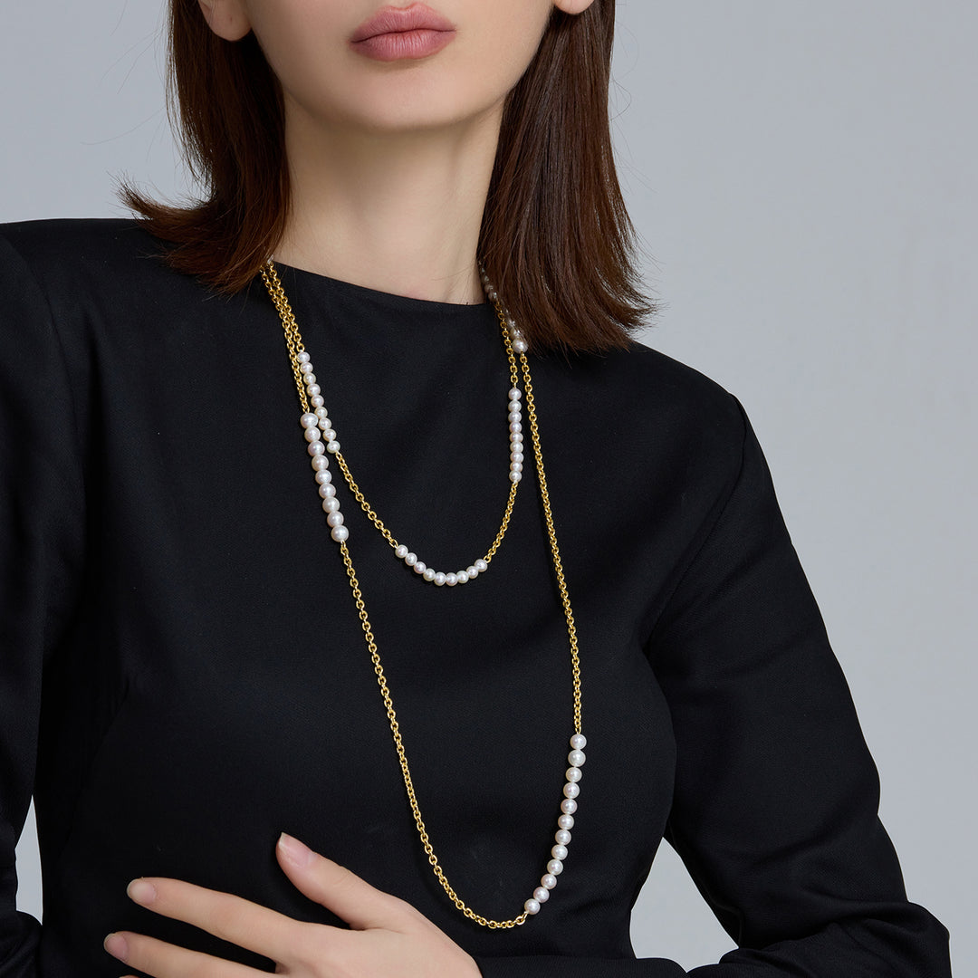 85cm Long GPSS Formula One Freshwater Pearl Necklace WN00471 - PEARLY LUSTRE