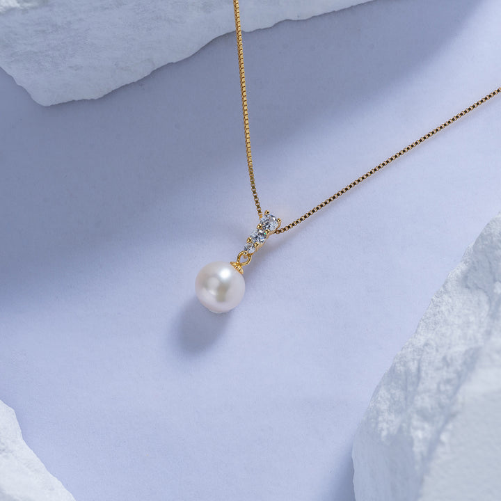 Elegant Freshwater Pearl Necklace WN00488 - PEARLY LUSTRE