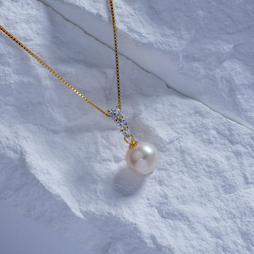 Elegant Freshwater Pearl Necklace WN00488 - PEARLY LUSTRE