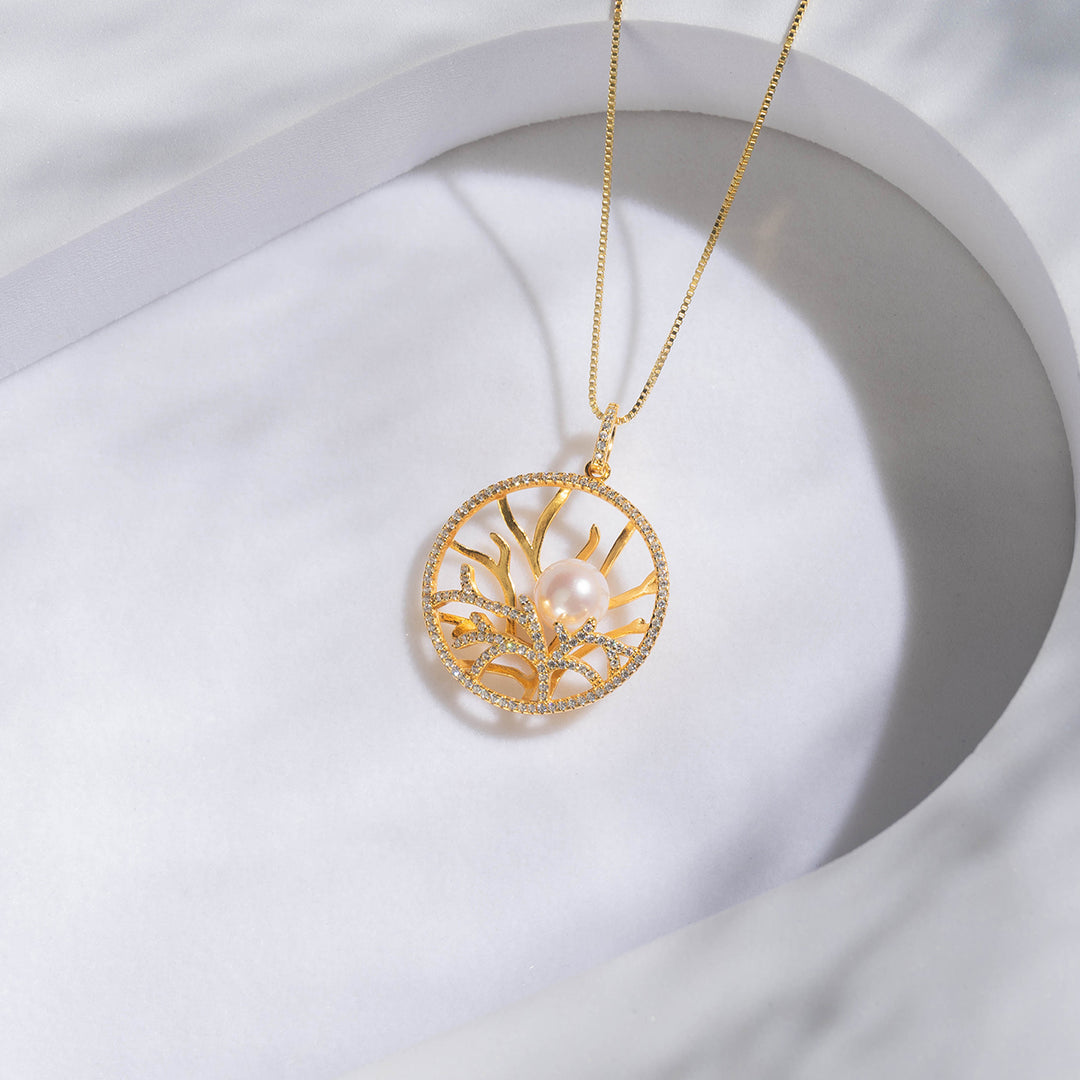 Top Grade Freshwater Pearl Necklace WN00503 | GARDENS - PEARLY LUSTRE