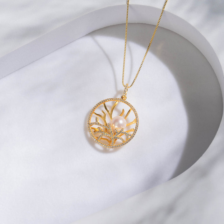 Top Grade Freshwater Pearl Necklace WN00503 | GARDENS - PEARLY LUSTRE