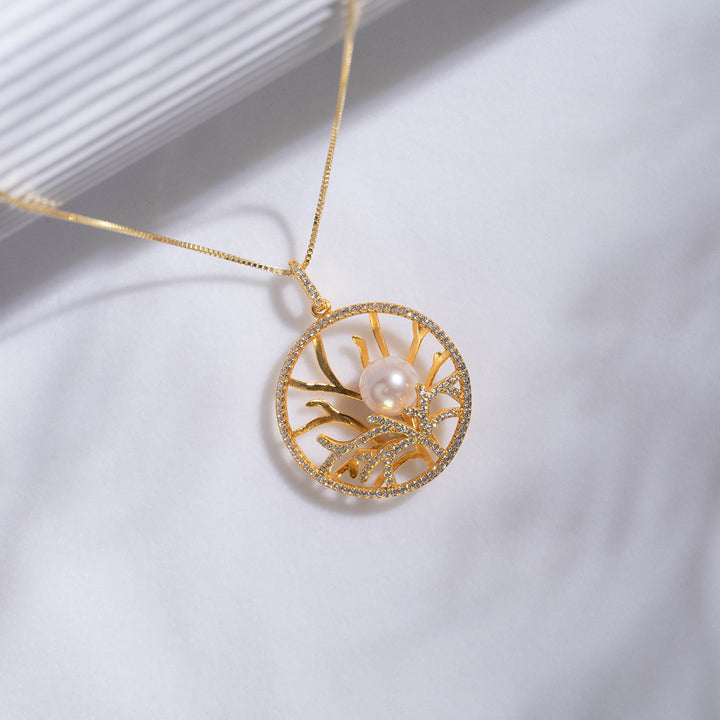 Top Grade Freshwater Pearl Necklace WN00503 | GARDENS - PEARLY LUSTRE