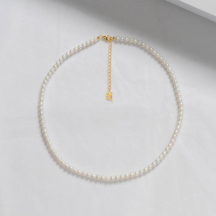 Top Lustre White Freshwater Pearl Necklace WN00511 - PEARLY LUSTRE