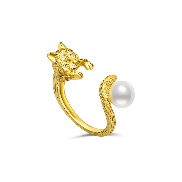 New Yorker Freshwater Pearl Ring WR00107 - PEARLY LUSTRE