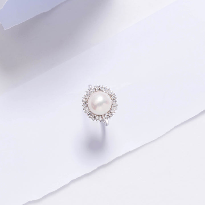 Elegant Edison Pearl Ring WR00132 - PEARLY LUSTRE