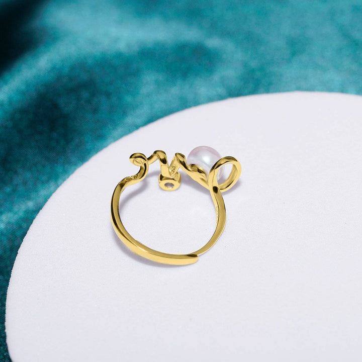 New Yorker Freshwater Pearl Ring WR00148 - PEARLY LUSTRE