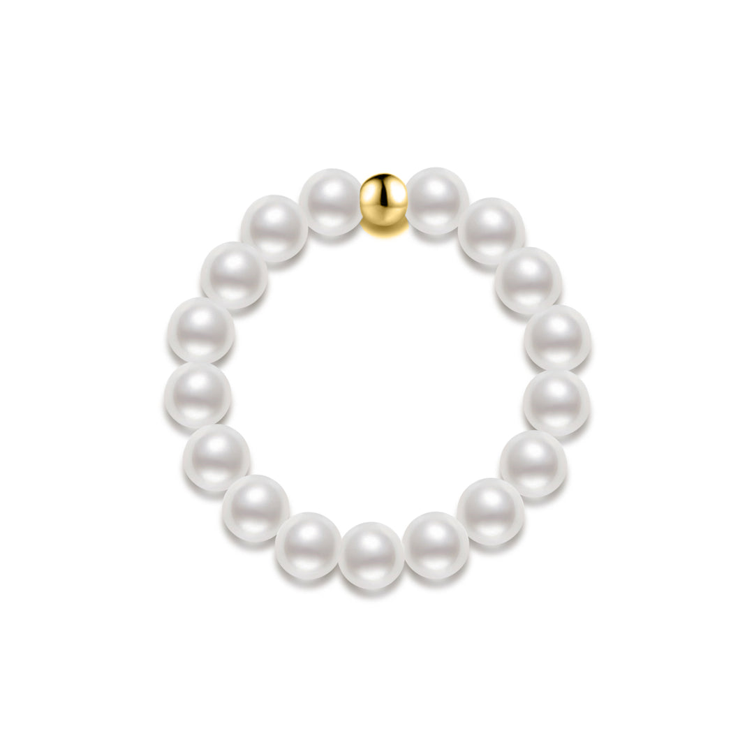 New Yorker Freshwater Pearl  Ring WR00185| Mix & Match - PEARLY LUSTRE