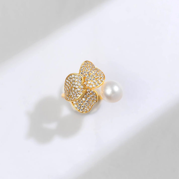 Top Grade Freshwater Pearl Ring WR00194 | GARDENS - PEARLY LUSTRE