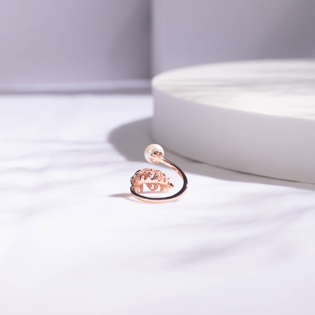 Elegant Freshwater Pearl Ring WR00208 | GARDENS - PEARLY LUSTRE